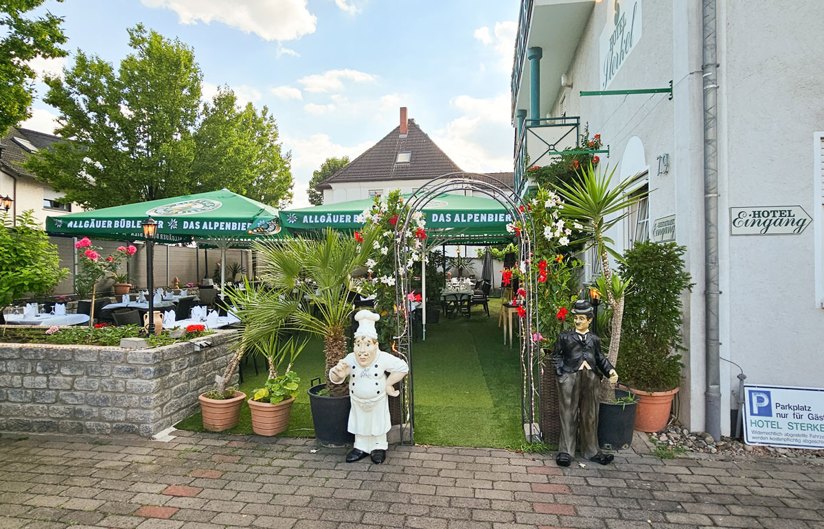 Restaurant Sterkel Urberach Terrasse und Biergarten